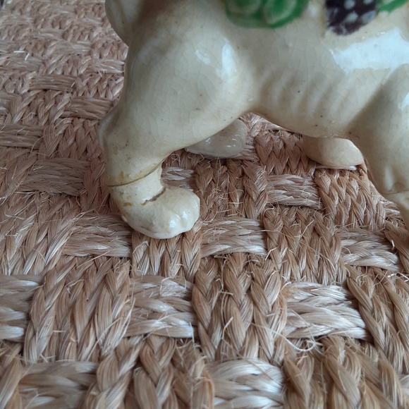 Vintage hand painted ceramic planter vases | Bulldog and Panda | both for $50 - Picture 6 of 15